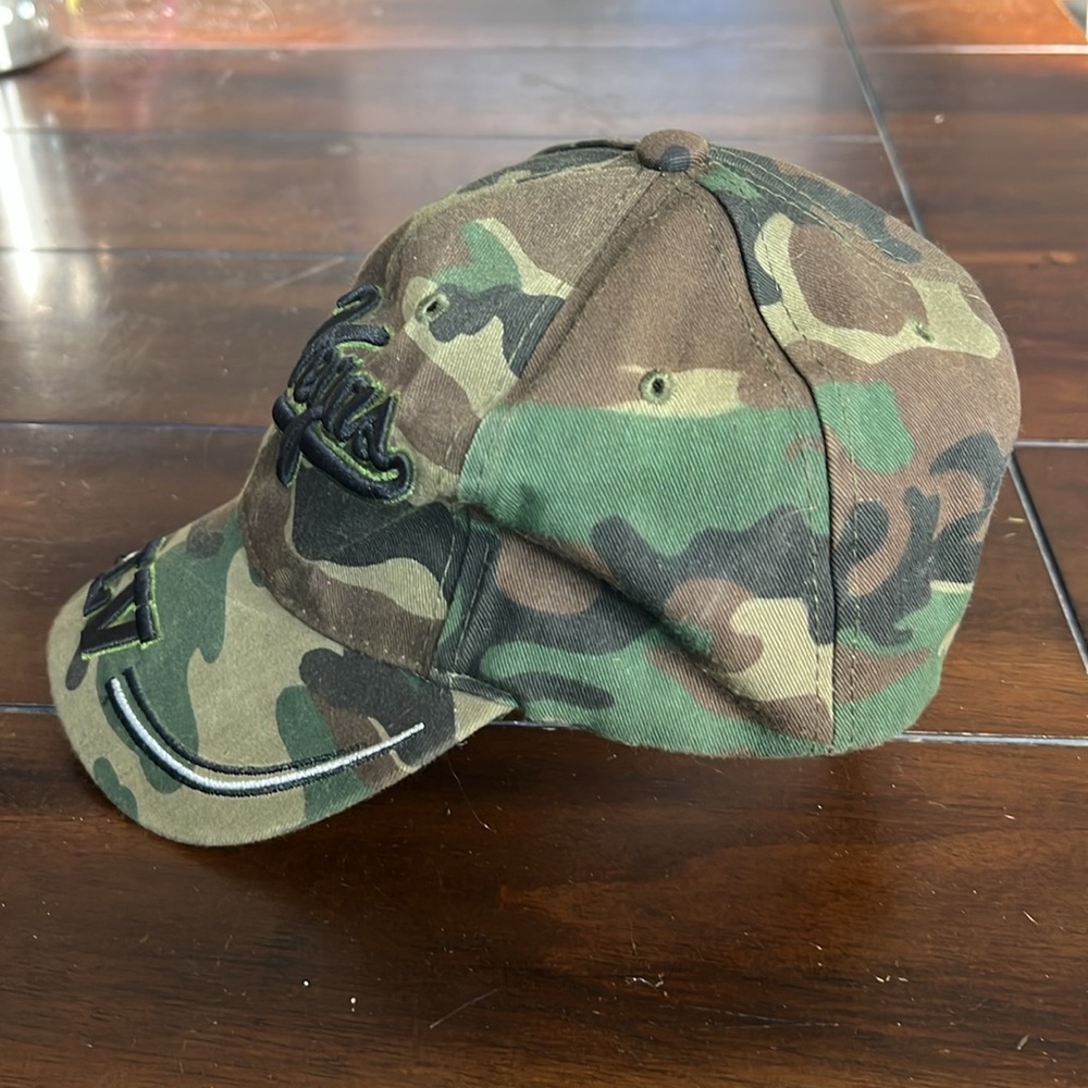 LV Las Vegas Camo Camouflage Ball Cap Adjustable Baseball Cap Hat NWOT - Picture 3 of 8